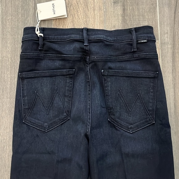 NWT MOTHER The Hustler Ankle Fray Jeans in Encounters At Night Size 26 - Picture 7 of 10